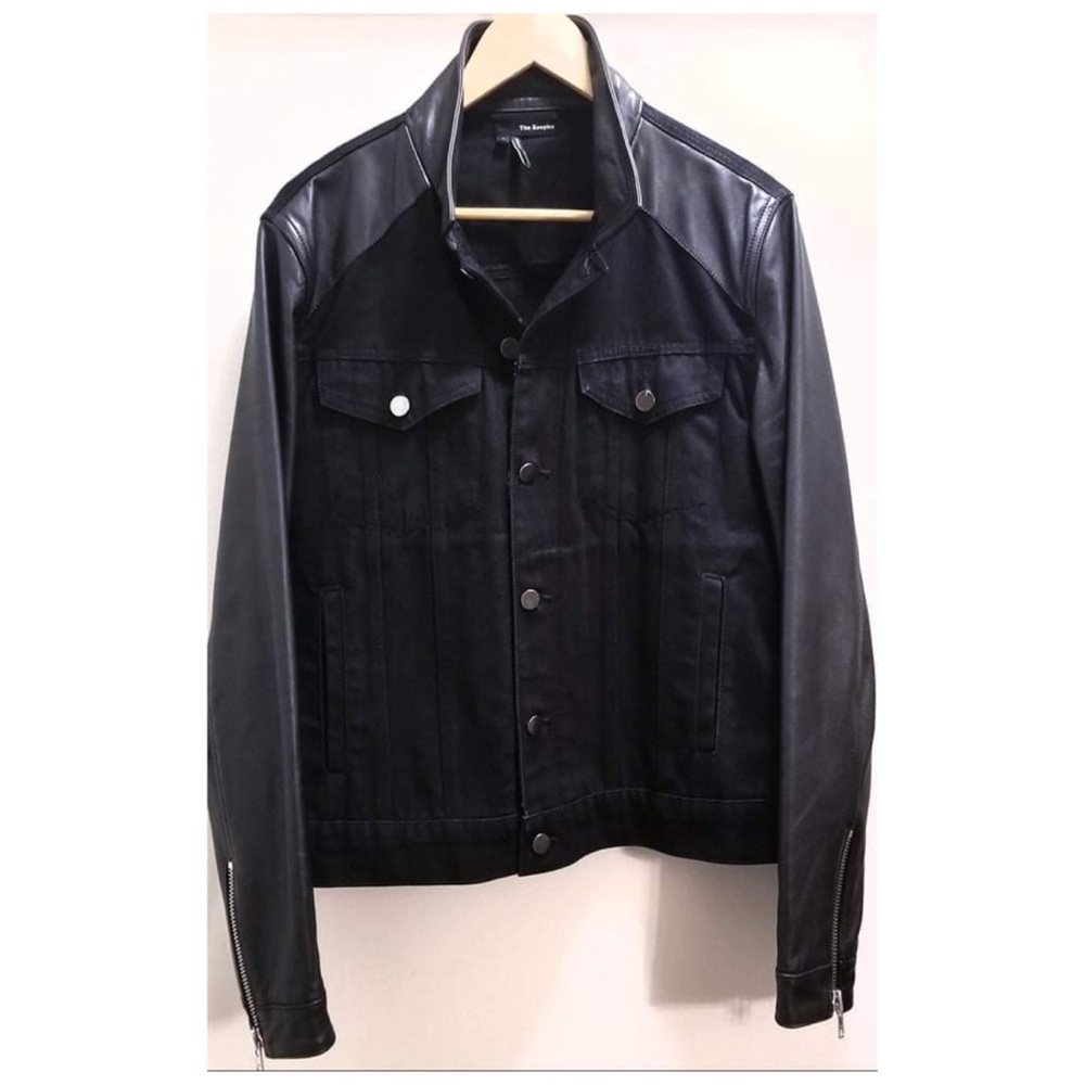 Kooples Jacket with leather sleeves